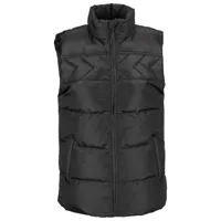 volcom - women's stone castine puff vest - gilet synthétique taille s, noir/gris