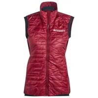 adidas terrex - women's terrex xperior var hybrid vest - gilet synthétique taille l, rouge