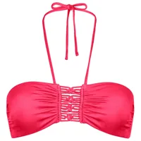 watercult - women's makramé love bikini top 7687 - haut de maillot taille 38, rose