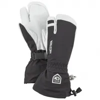 hestra - army leather heli ski 3 finger - gants taille 5, gris