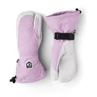 hestra - women's heli ski 3 finger - gants taille 6, violet