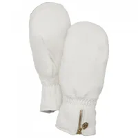 hestra - leather swisswool classic mitt - gants taille 10;11;9, brun;gris