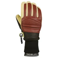 snowlife - classic leather glove - gants taille s, brun