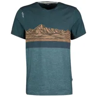 chillaz - mountain stripes - t-shirt taille s, bleu