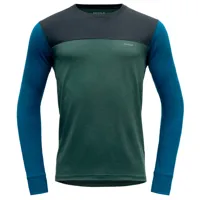 devold - patchell merino 200 shirt - t-shirt en laine mérinos taille s, woods /bleu