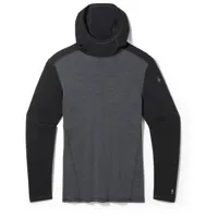 smartwool - classic thermal merino base layer hoodie boxed - t-shirt en laine mérinos taille s, bleu/noir