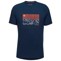 mammut - mountain t-shirt trilogy taille l, bleu