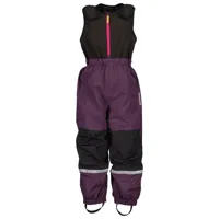 didriksons - kid's gordon pants 3 - pantalon imperméable taille 130, violet/noir