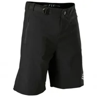fox racing - youth ranger short with liner - pantalon de cyclisme taille 28, noir