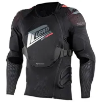 leatt - body protector 3df airfit - protection taille s/m, noir/gris