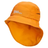 jack wolfskin - kid's villi vent long hat - chapeau taille s, orange