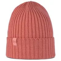 buff - knitted beanie norval - bonnet taille one size, rouge/rose