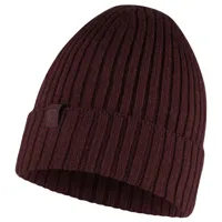 buff - knitted beanie norval - bonnet taille one size, brun