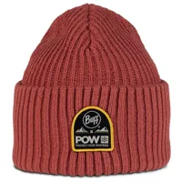 buff - knitted beanie rutger - bonnet taille one size, rouge