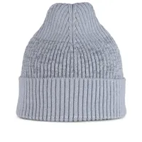 buff - merino active beanie - bonnet taille one size, bleu;gris