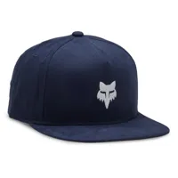 fox racing - fox head snapback hat - casquette taille one size, bleu