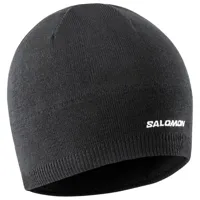 salomon - salomon beanie - bonnet taille one size, noir/gris