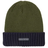 sealskinz - bacton - bonnet taille s/m, vert olive