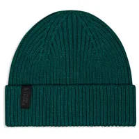 mons royale - fjord 100% merino beanie - bonnet taille one size, vert