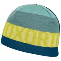 ortovox - patchwork beanie - bonnet taille one size, turquoise