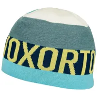 ortovox - patchwork beanie - bonnet taille one size, turquoise