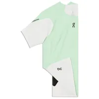 on - women's ultra-t - t-shirt de running taille m, vert/blanc