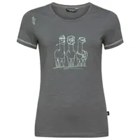 chillaz - women's gandia alpaca gang - t-shirt taille 34, gris
