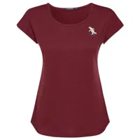 greenbomb - women's animal ice bear (cool) - t-shirt taille xs, rouge