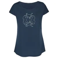 greenbomb - women's bike reflection (cool) - t-shirt taille s, bleu
