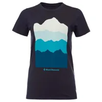 black diamond - women's vista tee - t-shirt taille s, bleu
