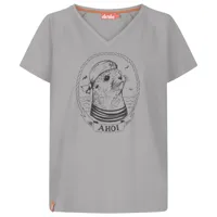 derbe - women's matrosenrobbe s/s - t-shirt taille xs, gris