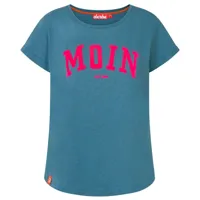derbe - women's moin s/s - t-shirt taille xs, bleu