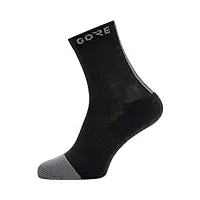 gore wear m unisexe chaussettes, taille: 35-37, couleur: noir/gris