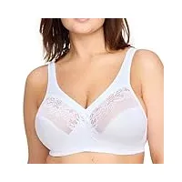 full figure plus size magiclift minimizer bra wirefree #1003,blanc,115c(taille fabricant:100c)