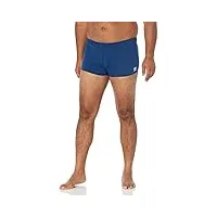 speedo maillot de bain à jambes carrées endurance+ solid slip homme, bleu marine, 30