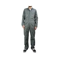 dickies deluxe blended coverall combinaison de travail, gris, m homme
