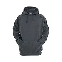 urban classics homme blank hoody sweatshirt capuche, gris (charcoal), 3xl eu