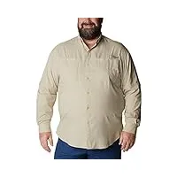 columbia tamiami ii chemise à manches longues pour homme xxl fossile