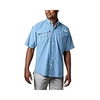 columbia men's bahama ii short sleeve shirt tall,sail,lt