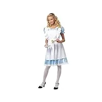 deluxe alice in wonderland adult costume extra large