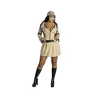 'ghost buster' costume sexy pour femme taille xl