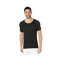 spanx for men mens zoned performance crew neck t-shirt size medium in black