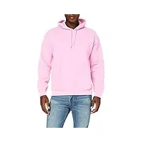 gildan heavyweight hooded sweatshirt sweat à capuche, rose (light pink light pink), m homme
