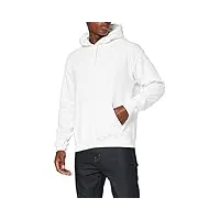 gildan heavyweight hooded sweatshirt sweat à capuche, blanc (white white), m homme