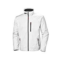 helly hansen hh crew midlayer jacket – veste imperméable et isolante pour homme , blanc (bright white),xl