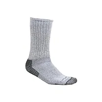 carhartt all season cotton crew work sock (3-pair) chaussette, grey, l (lot de 3) homme