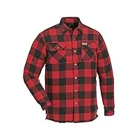 pinewood - chemise canada classique pour homme - rouge (plaid rouge) - taille: xxl