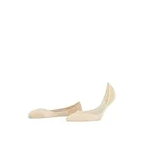 falke invisible step, socquettes invisibles femme, coton, beige (cream 4019), 35-36 (1 paire)