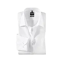 olymp homme chemise business à manches longues level five,body fit,new york kent,weiss 00,41