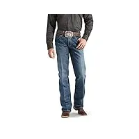 ariat - jeans homme m4 taille basse scoundrel, 34w x 32l, scoundrel